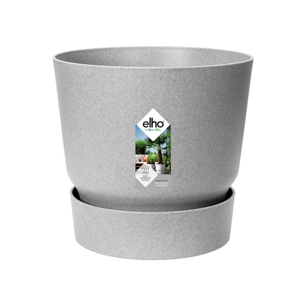 Topf elho Greenville Round grau
