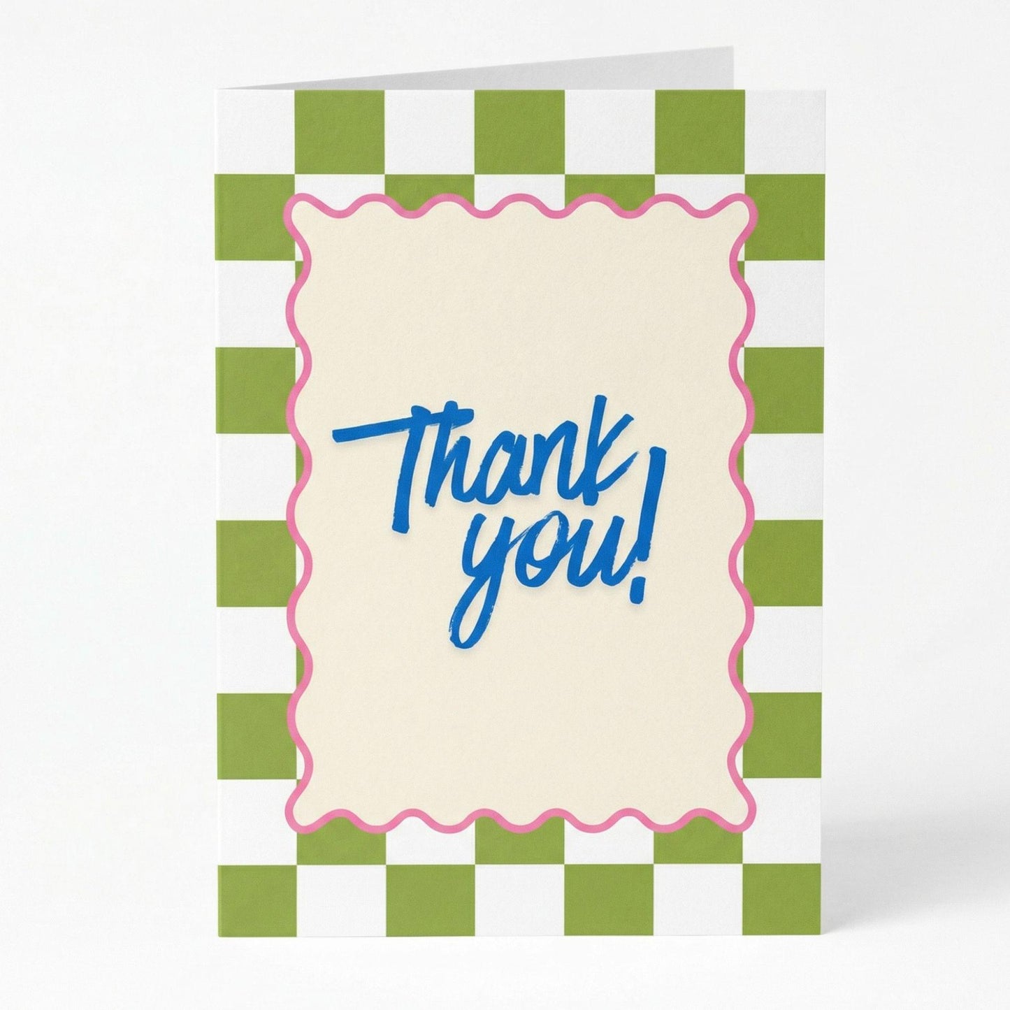 Wenskaart "Thank You" - A6 Gevouwen - Voeg persoonlijke boodschap toe