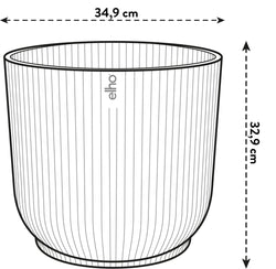 Pot elho Vibes Fold Round rosa (mit Rollen)