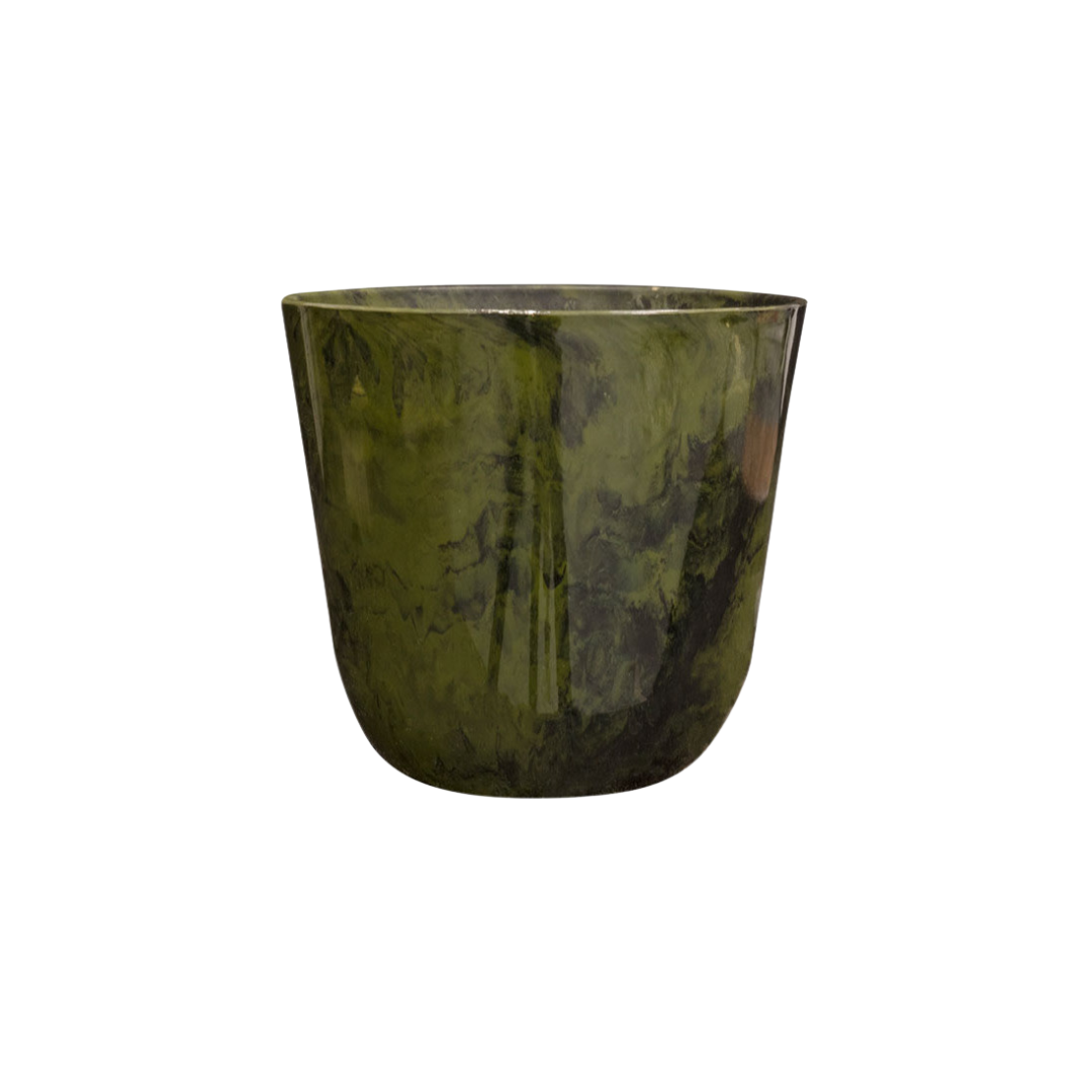 Topf Palermo Marmor grün