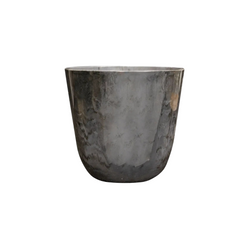 Topf Palermo Marmor grau
